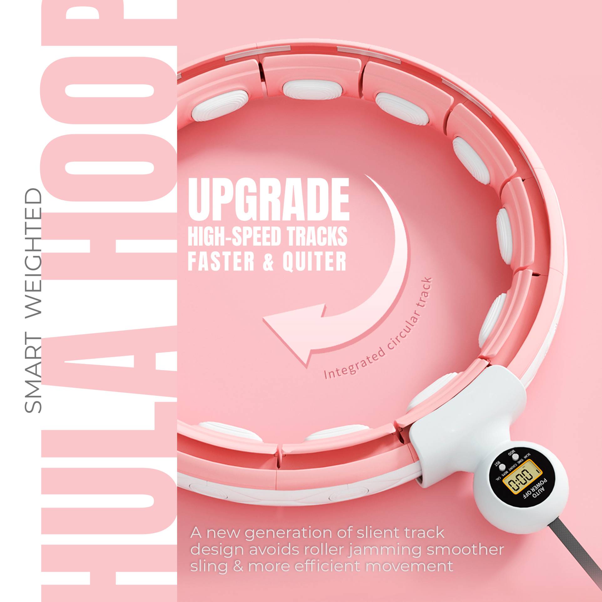 Pink K-Mart Upgraded Smart Hula Hoops