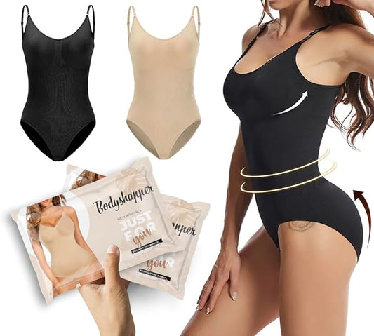 K-MART 2 Pack Bodysuit for Women Shapewear for tummy control Shaping Bodysuit Body Shaper Thong Adjustable Shoulder Straps