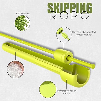 K-Mart Skipping Rope Kids, Jump Rope Ergonomic and Anti-Slip Conical Handle, Skipping Ropes for adults Fitness, Speed Rope Best for Workout at Home, Boxing, GYM, and Garden