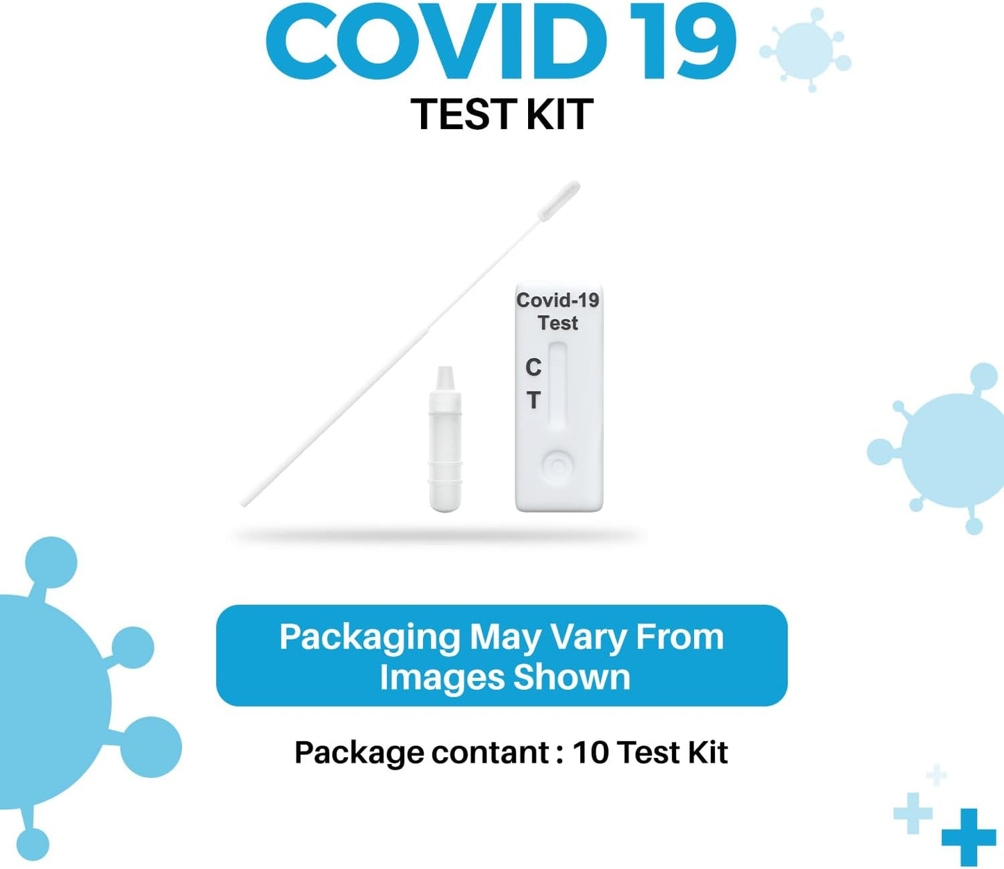 Home Test Kit For SARS-CoV-2 Self-Care | Effortless Self-Testing Using Lateral Flow Tests | Rapid Results Within 15 Minute | Detection Of SARS-CoV-2 Antigen | Non-Invasive Nasal Swab | (10)